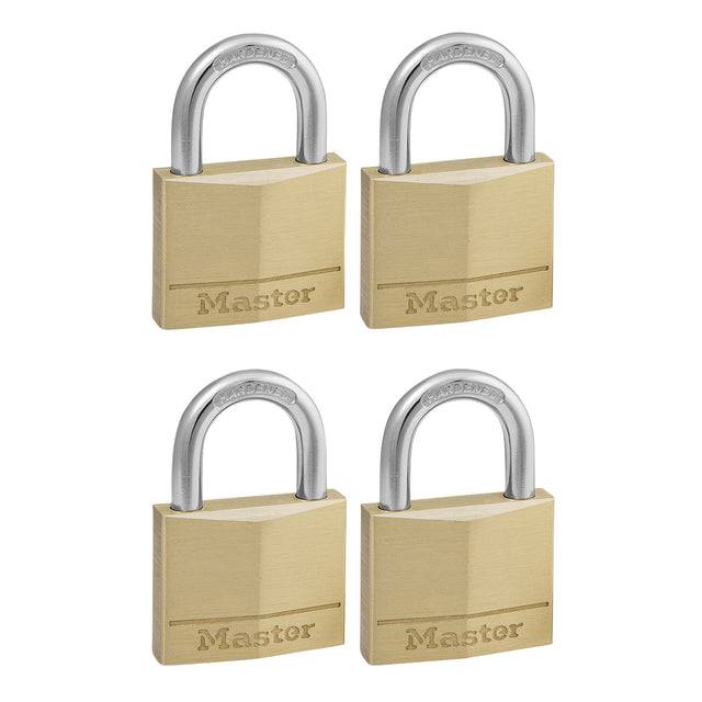 Master Lock 3520190934253 Master Lock - Hangslot masterlock 4 gelijksluitend messing 50mm-0