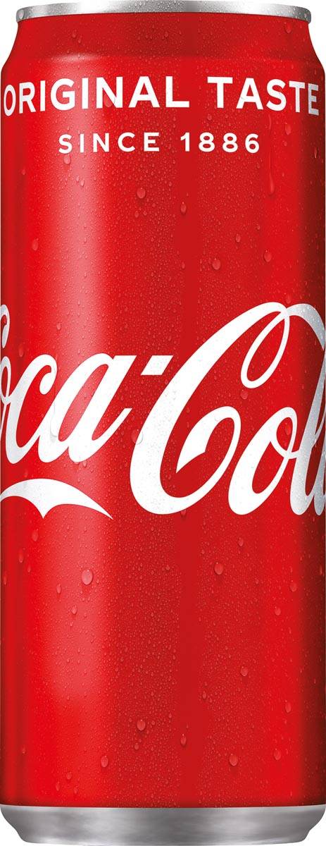 Coca Cola 5000112659177 Coca-Cola - Frisdrank coca cola regular blik 330ml-0