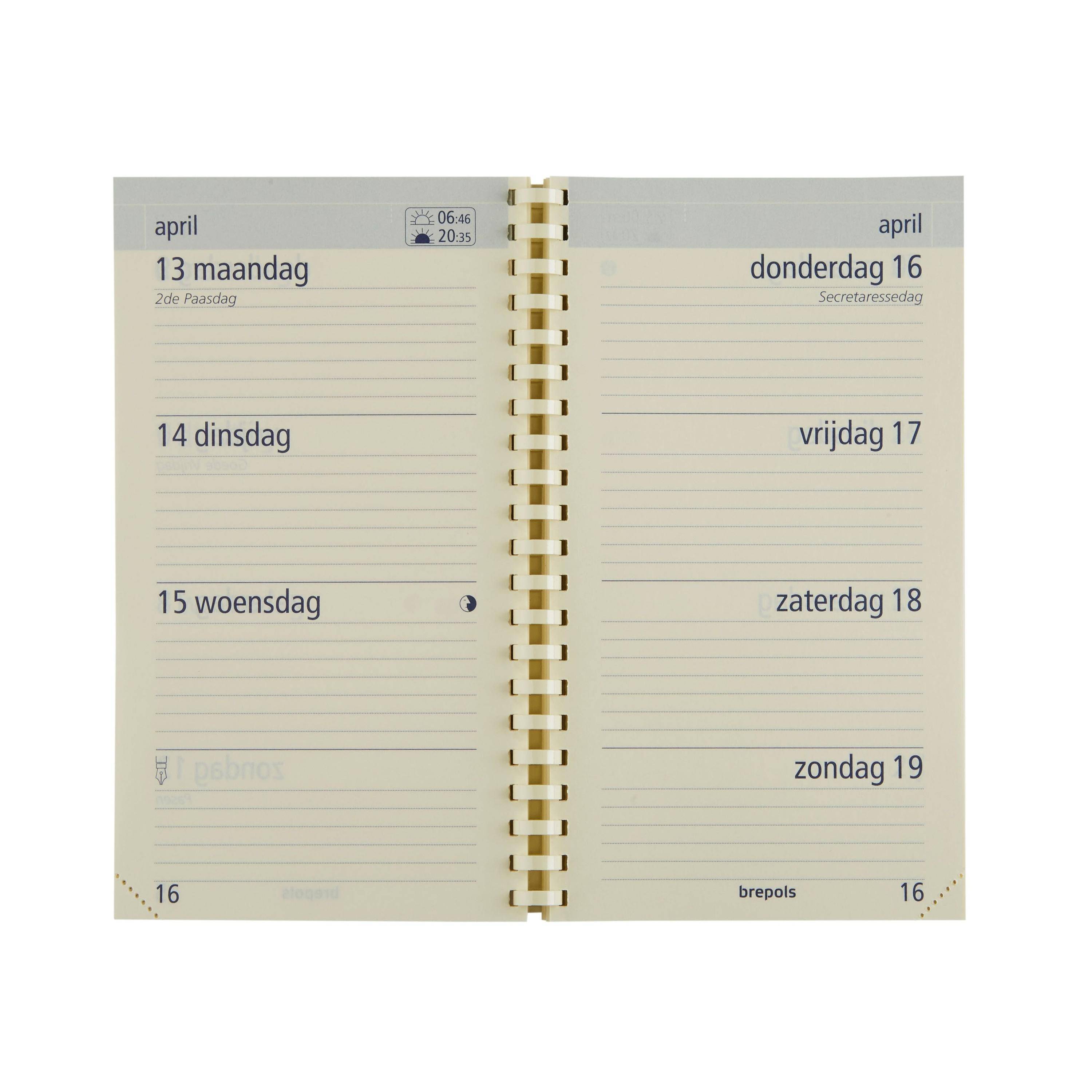 Brepols 5412303137782 Brepols - Agendavulling 2026 opt pocket 7d/2p-0