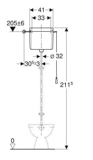 Geberit hooghangend reservoir wit 40254161174764025416117476-2