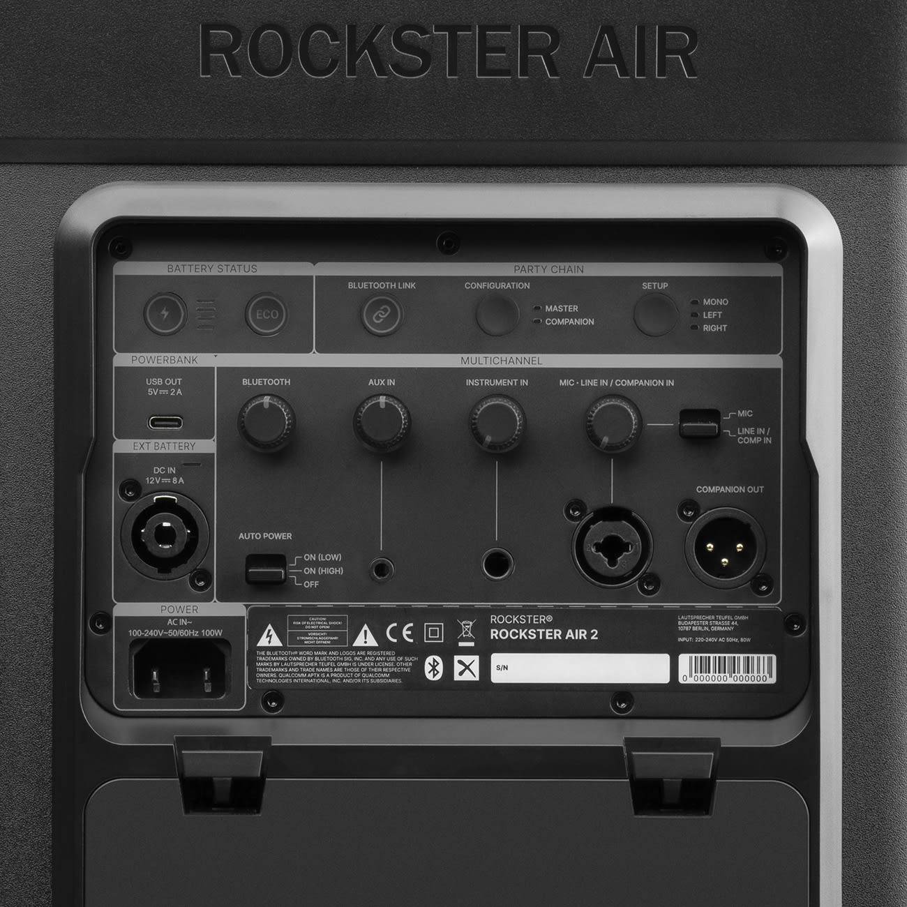 Teufel ROCKSTER AIR 2 Bluetooth Speaker wireless black (106429001)-2