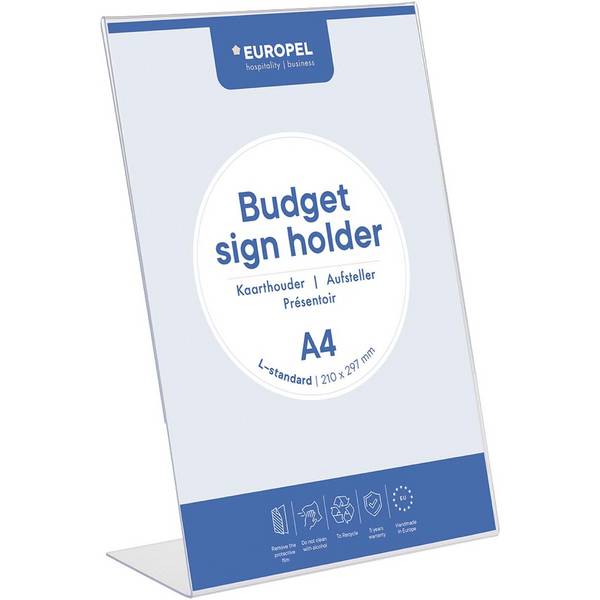 Europel 8713931310002  Europel -  pel folderhouder , met L-voet, ft A4