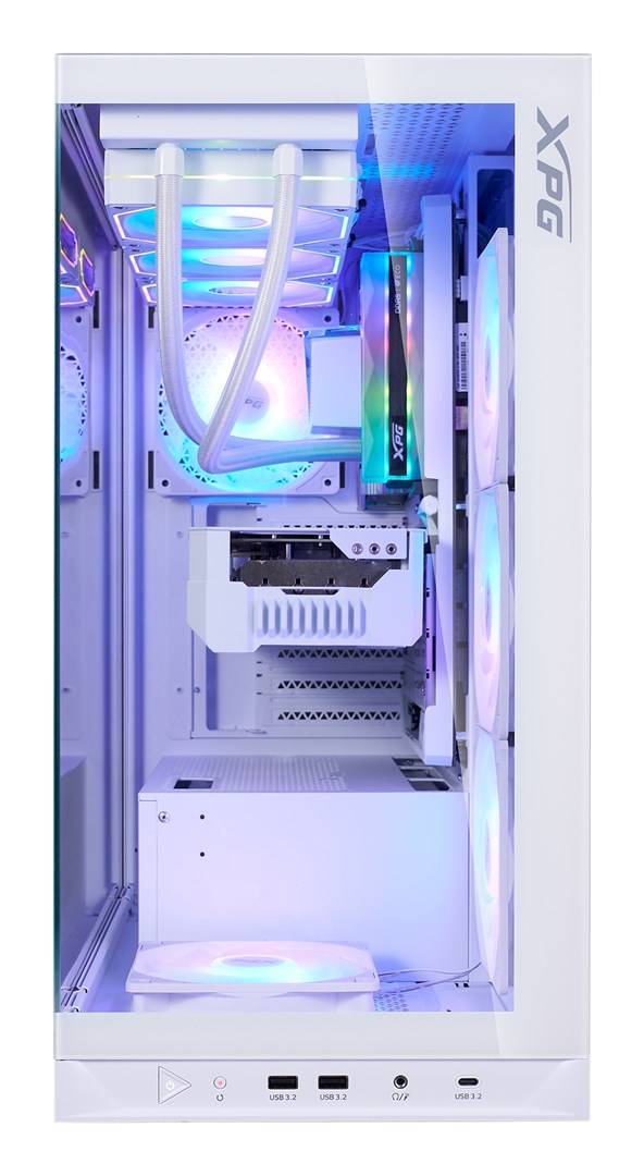 XPG INVADER X BTF MID-TOWER BEHUIZING Wit 75261502-2