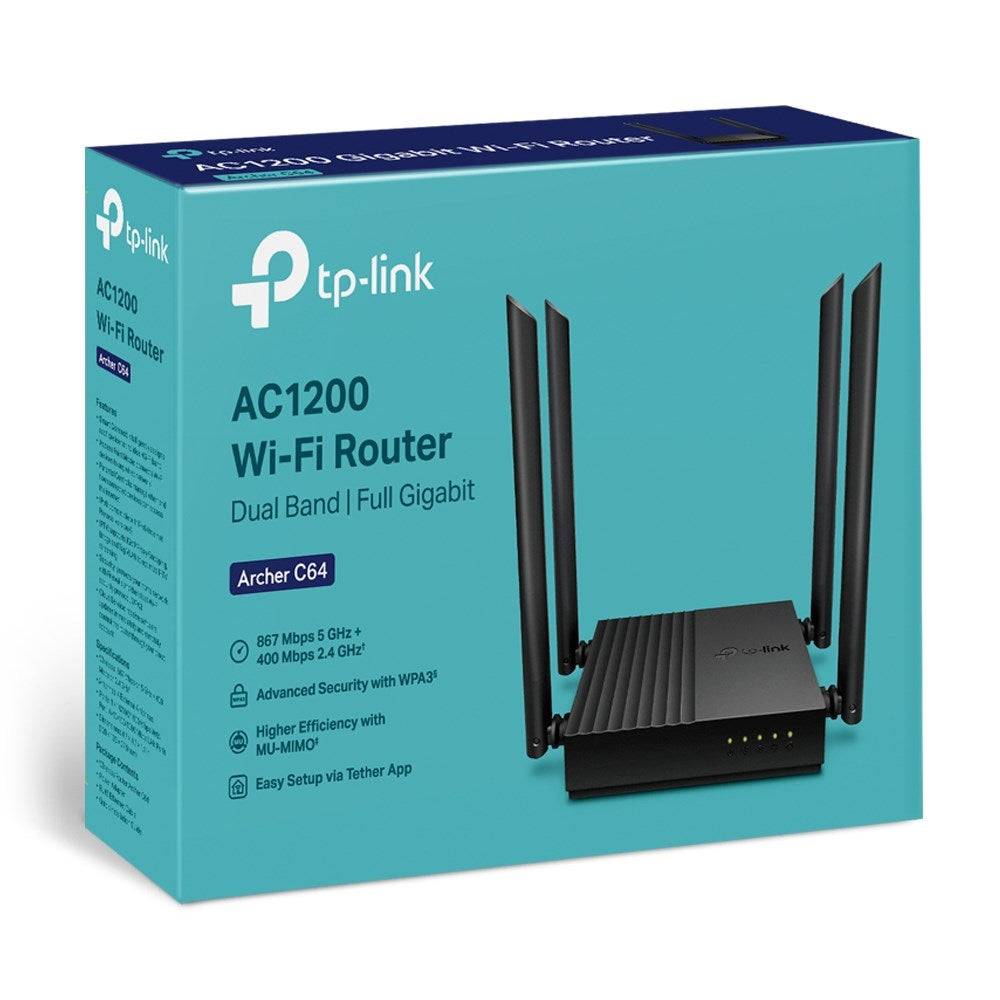 TP-LINK Tafelrouter Archer C64 - Dual-Band Wi-Fi - 600 g-1