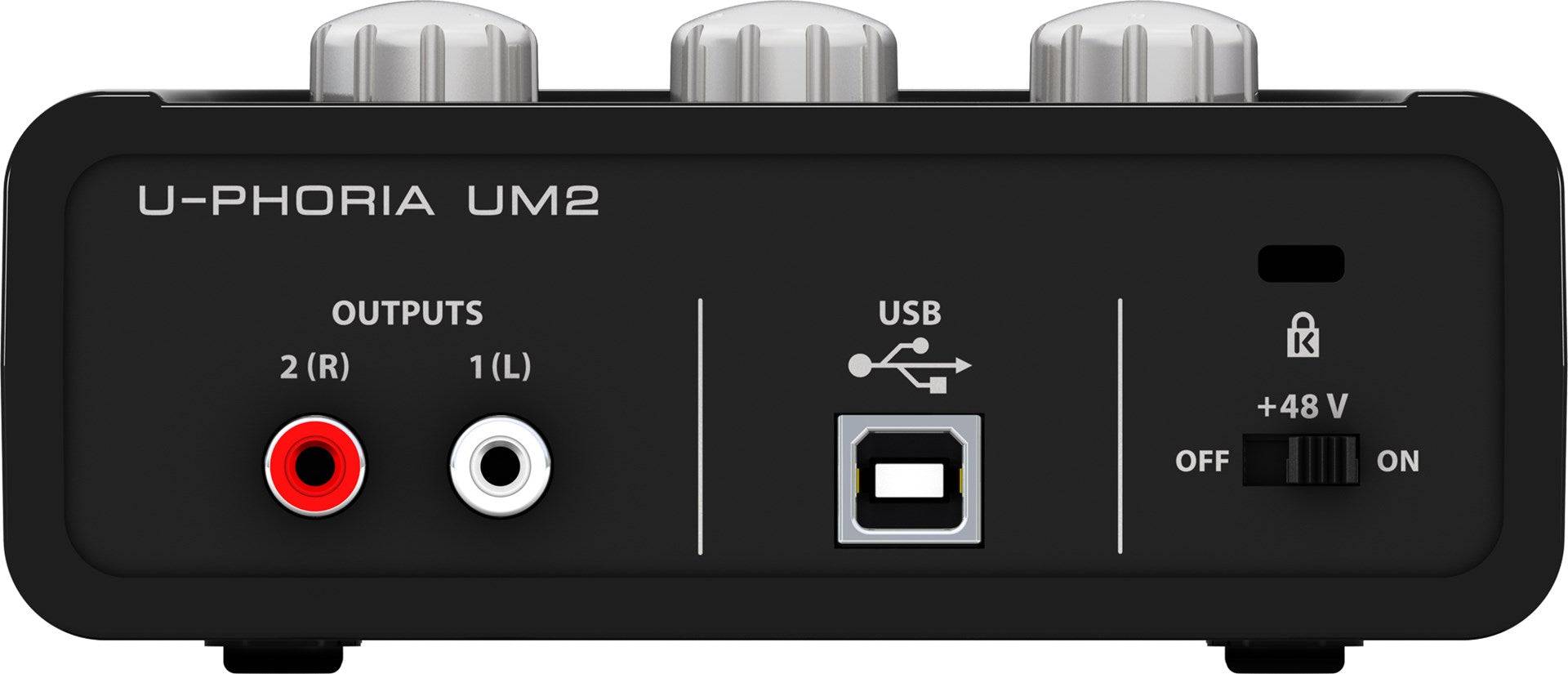 Behringer USB Audio Interface - 48 kHz Sample Rate - Zwart-0
