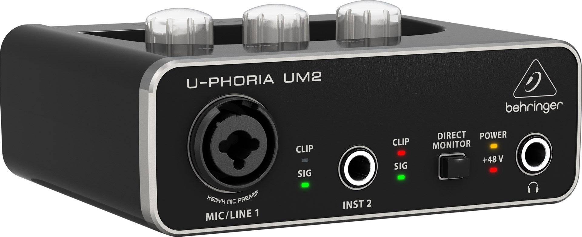 Behringer USB Audio Interface - 48 kHz Sample Rate - Zwart-1