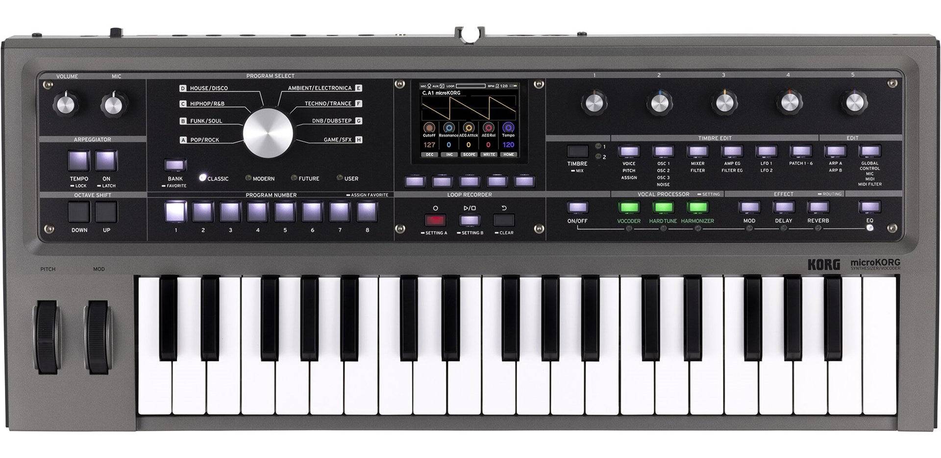 KORG MicroKorg2 Analoge Synthesizer 37 Toetsen Model KRMICRO2-0