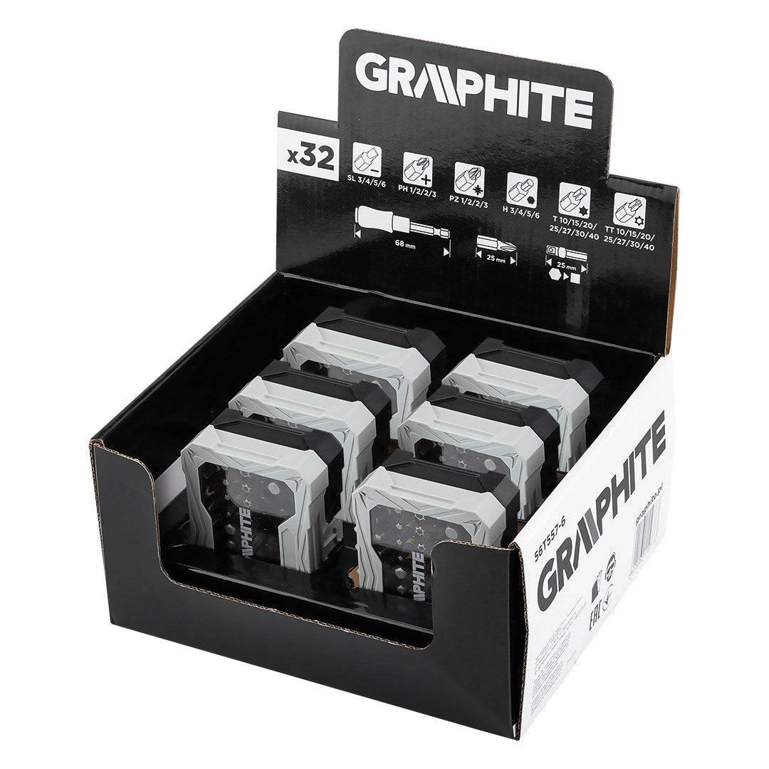 GRAPHITE Displaydoos 32 Bits 1875 g 107 mm x 220 mm x 180 mm Model 56T557-6-0