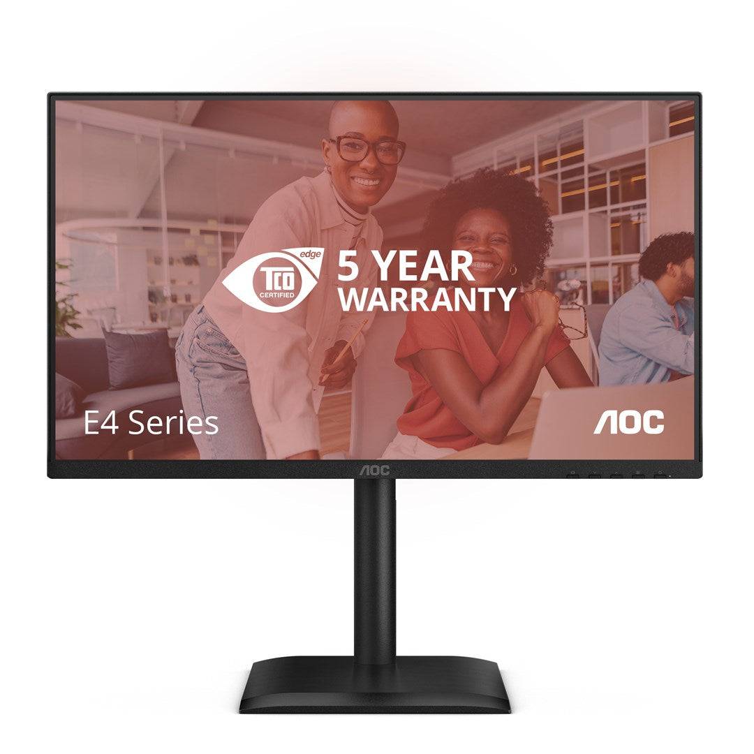 AOC E4 24E4CV Monitor 23.8" 1920 x 1080 Full HD Zwart | Model: 557570-0