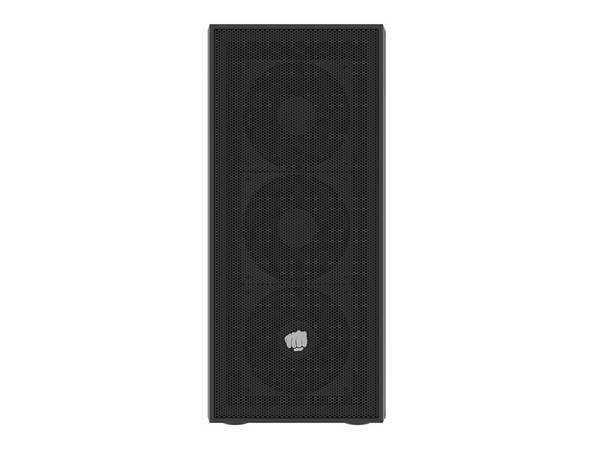 FURY SHOBO SH8F MIDI TOWER BEHUIZING MET RAAM ZWART NFO-2401