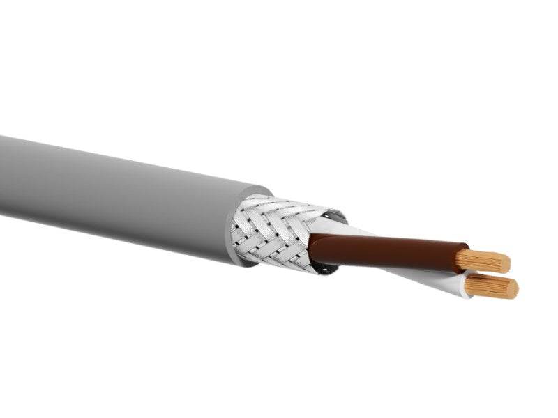 ALANTEC LiYCY Besturingskabel 2x1,00 PVC Eca 500 m Grijs | KS-LIYCY-PV-02100-500-0