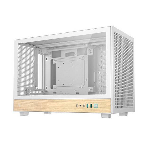 DEEPCOOL CH260 WOOD Micro Tower Behuizing voor micro ATX/Mini-ITX, R-CH260-WHNWM0-G-1