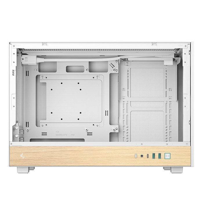 DEEPCOOL CH260 WOOD Micro Tower Behuizing voor micro ATX/Mini-ITX, R-CH260-WHNWM0-G-1-2