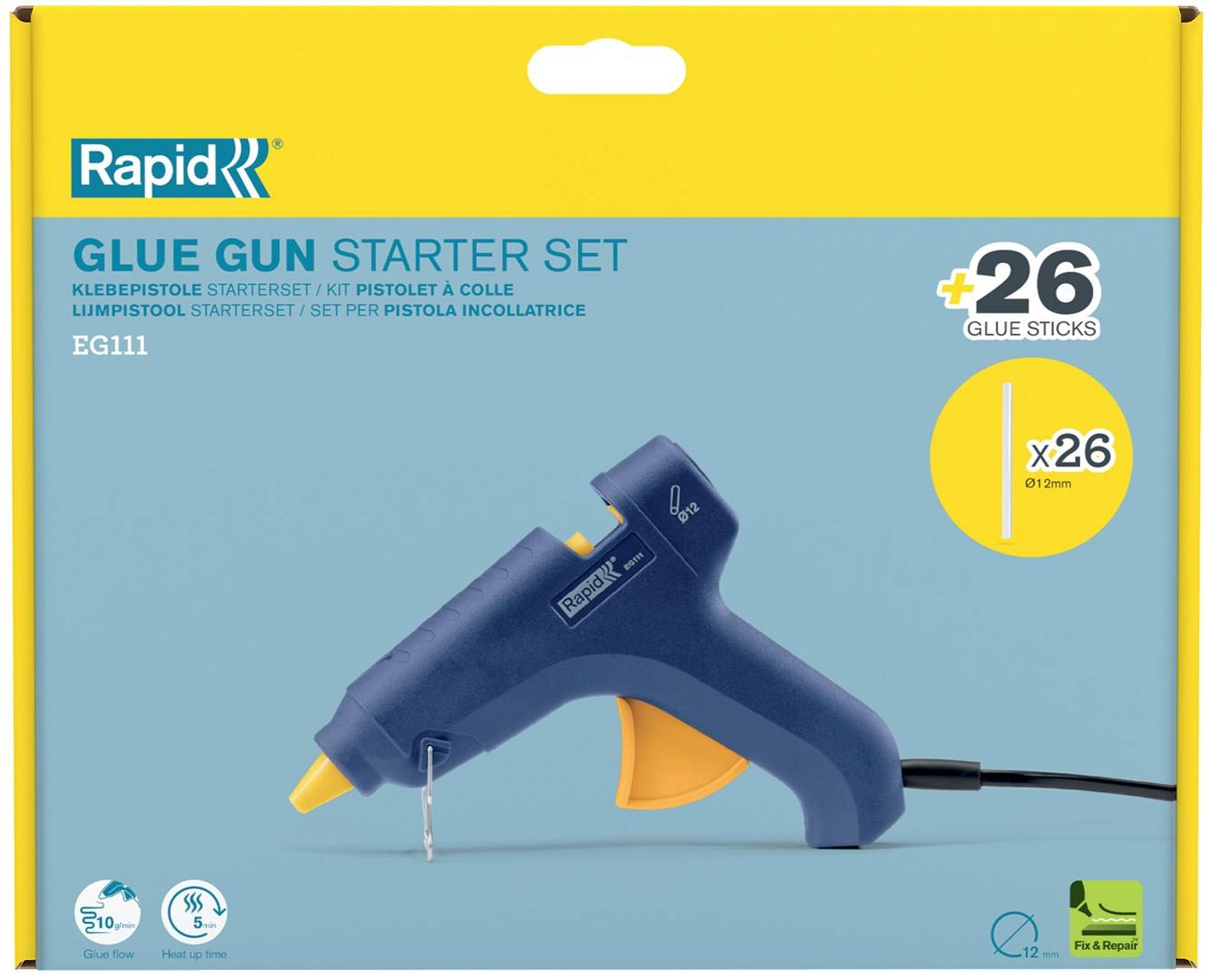 RAPID Heißklebepistole 250 W 1200 g Blauw 5001710-1