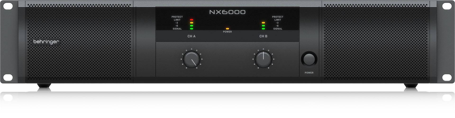 Behringer NX6000 Audioversterker 2.0 kanalen Zwart-0