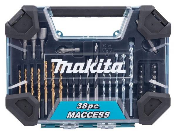 MAKITA Boor- en Schroevendraaier Bitset 38-delig 2906 g E-22573