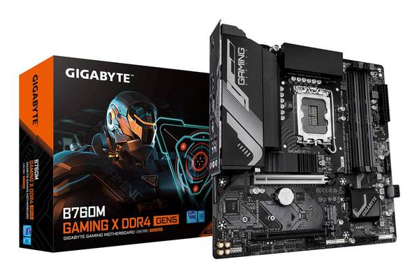 GIGABYTE B760M GAMING X DDR4 GEN5 Moederbord Ondersteunt 14e Gen Intel Core CPU's Model B760M G X DDR4 GEN5