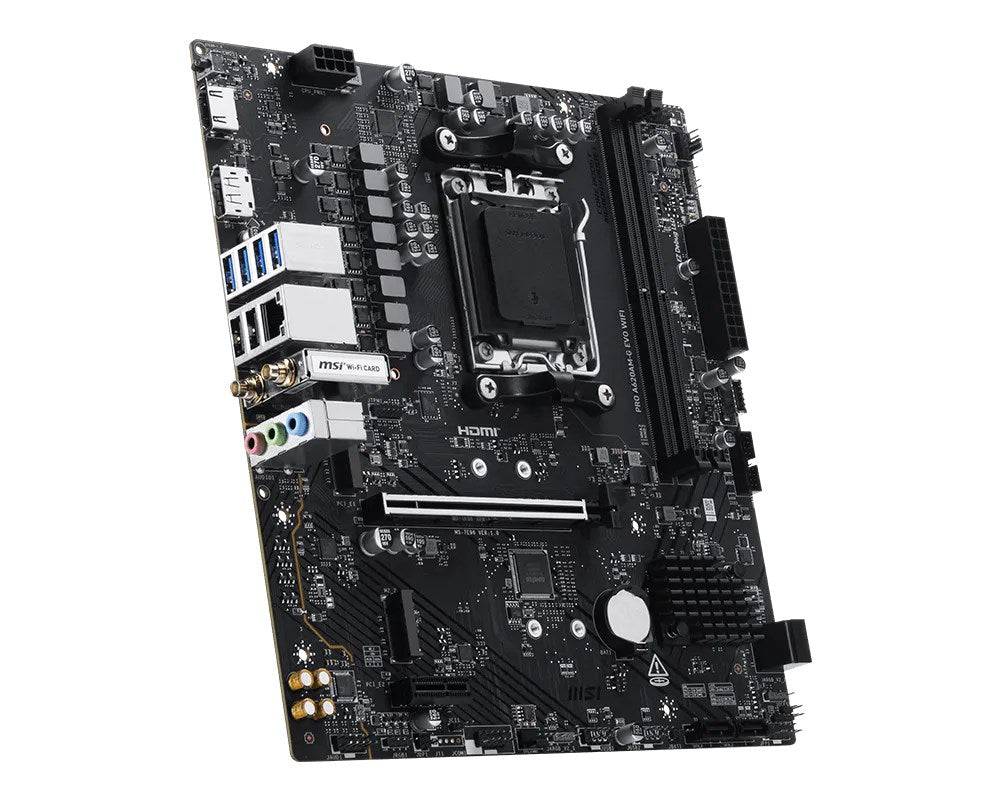 MSI Pro A620AM-G EVO WIFI AMD A620A Socket AM5 Micro ATX Moederbord-2
