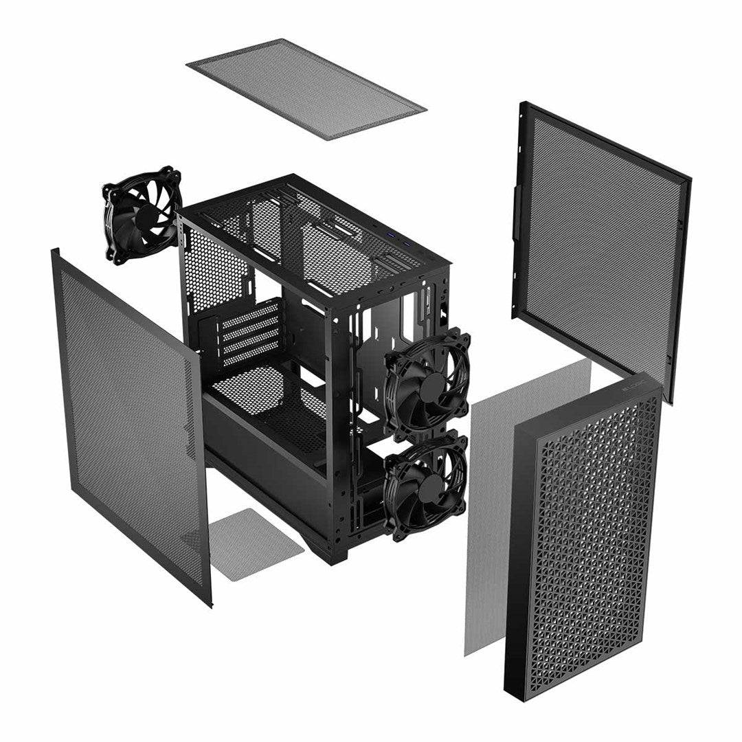 LOGIC DART PRO MINI USB-C PC Behuizing Zwart | Model AM-DART-PRO-0000-10-1