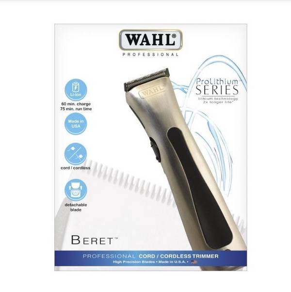 Wahl 08841-66 ProLithium Beret Haartrimmer Zilver/Zwart
