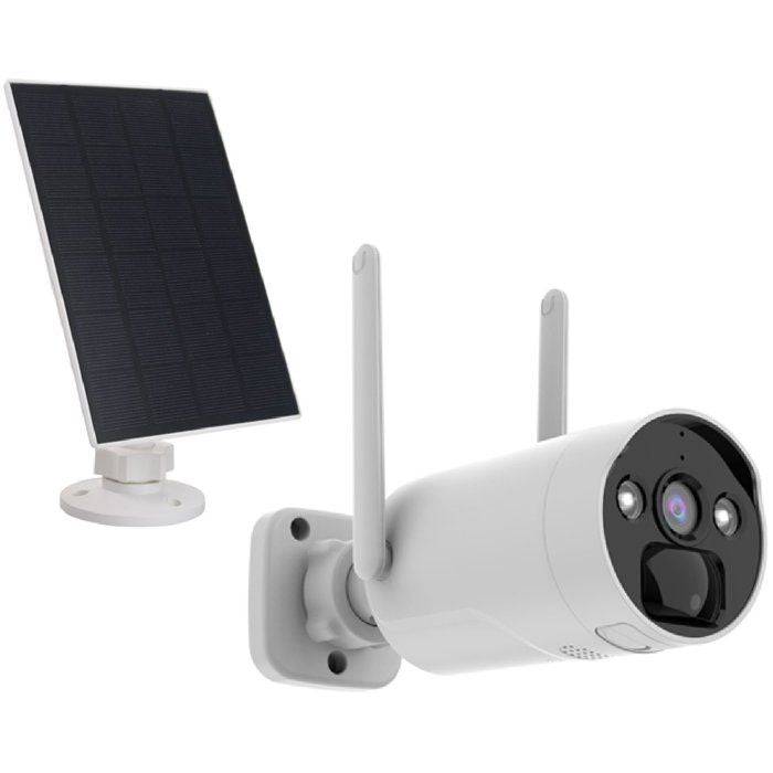KYF 4MP Oplaadbare Camera + Zonnepaneel - Voor 7" Scherm Kit, 4MP Ultra HD Recorder-0