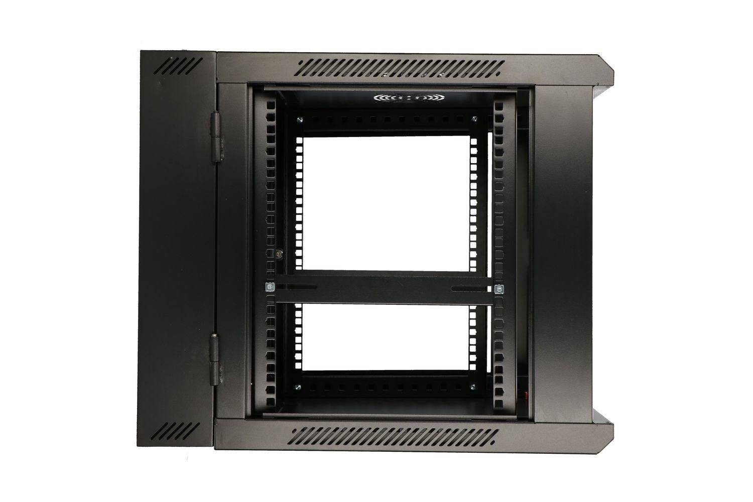 Extralink Rackkast 9U 600 x 600 AZH Zwart Wandmontage-0