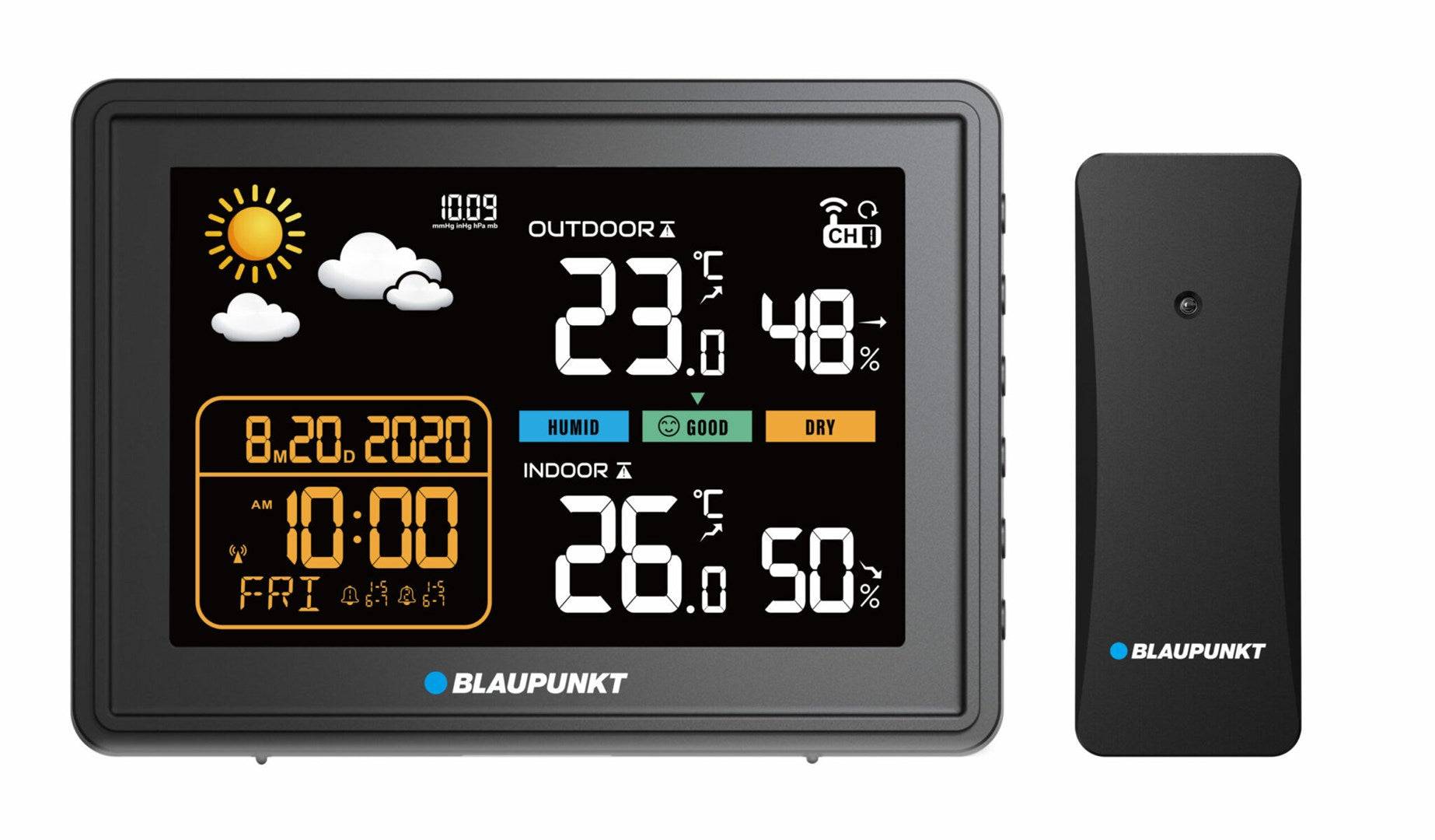 Blaupunkt WS30BK Weerstation met Buitensensor-1