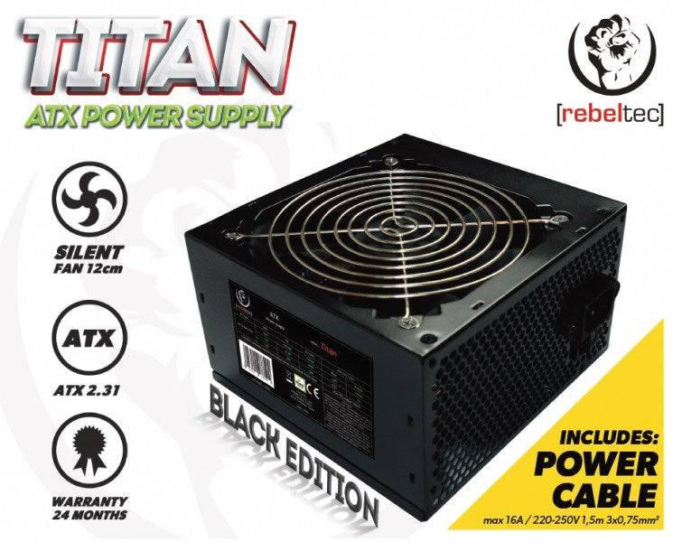 rebeltec Voeding 500W 80 PLUS Bronze Model RBLZAS00004-2