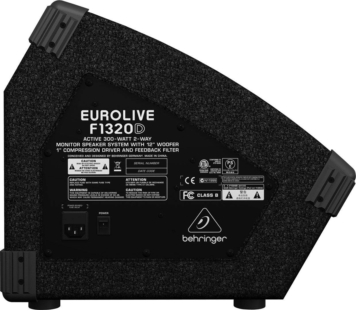 Behringer Eurolive F1320D Actieve Monitor Luidspreker 300 W 2-way-2