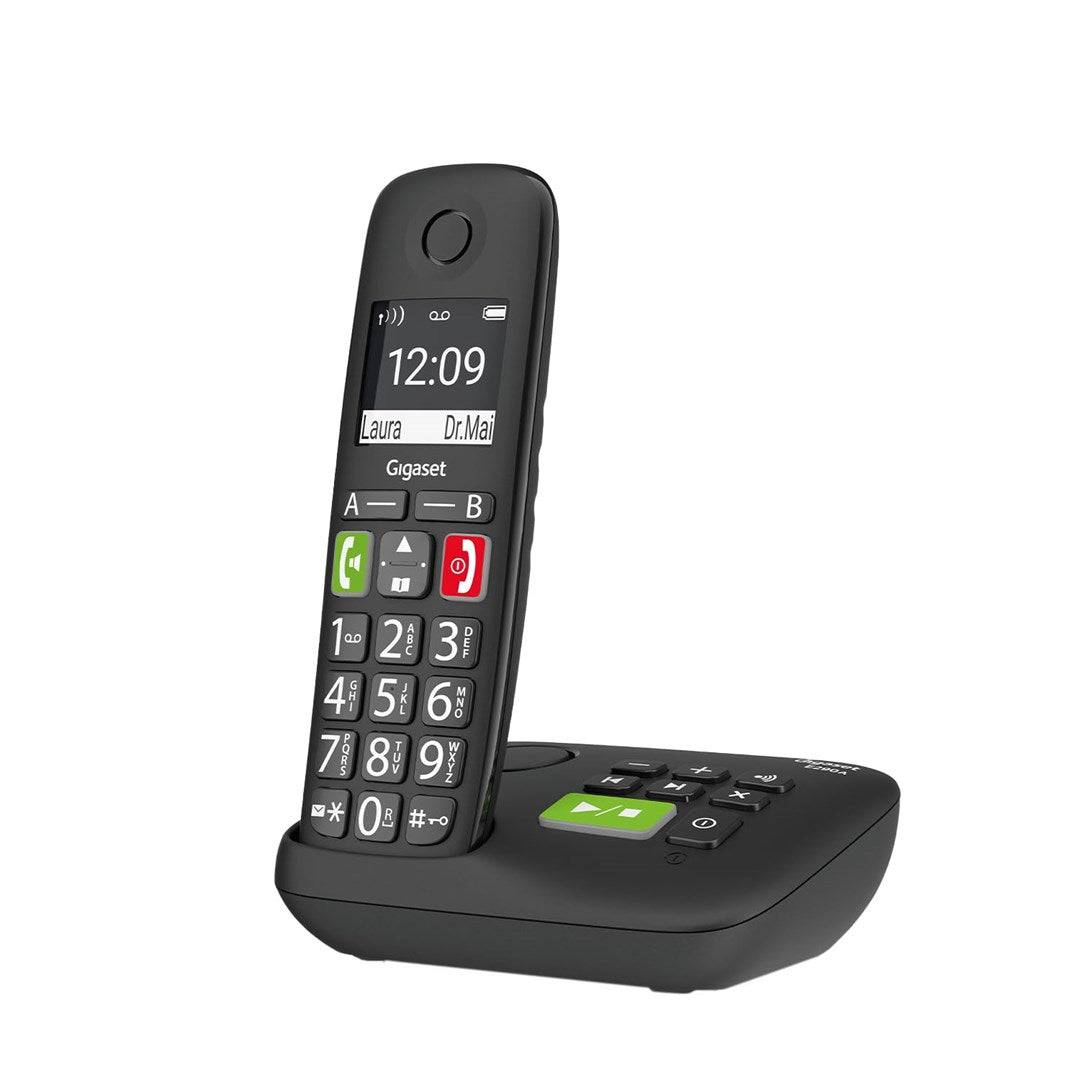 Gigaset E290A Draadloze Telefoon - Antwoordapparaat met Nummerweergave - Zwart (S30852-H2921-B101)-1
