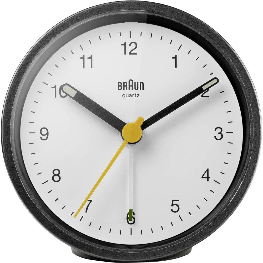 Braun BC12BW Quarzuurwerk Klok Zwart-Wit, Batterij Aangedreven, 1 Stuk (67049)-0