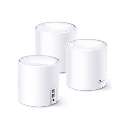 TP-Link Deco X60 - WLAN-systeem (3 Routers) - GigE, 802.11ax - Dual-Band 802.11a/b/g/n/ac/ax-0