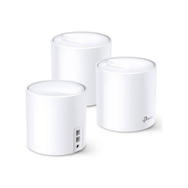 TP-Link Deco X60 - WLAN-systeem (3 Routers) - GigE, 802.11ax - Dual-Band 802.11a/b/g/n/ac/ax