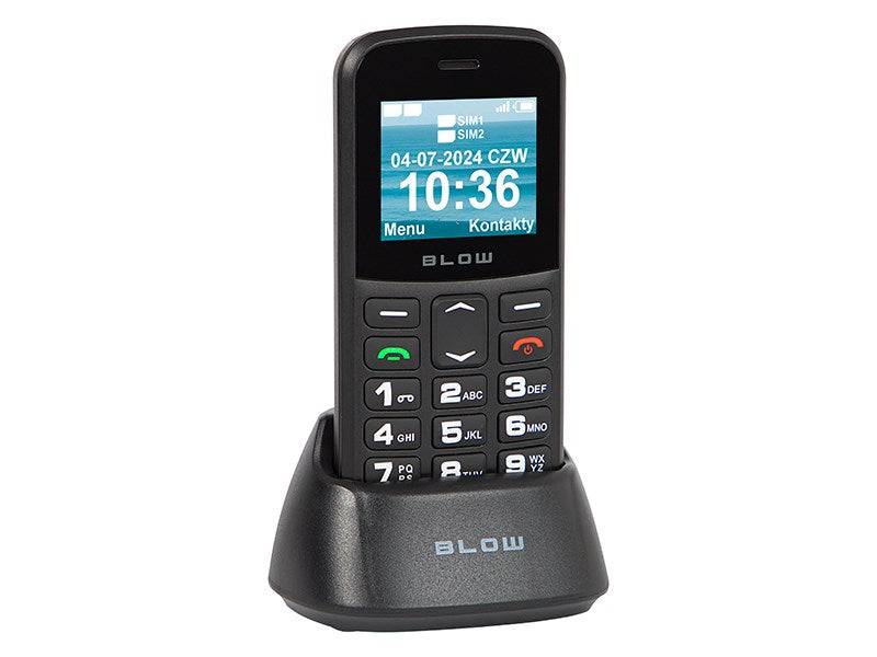 BLOW Functietelefoon S18D, Stand, Dual SIM, 800 mAh, Zwart-0