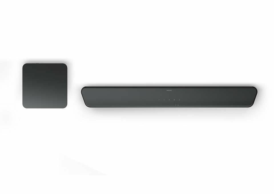 Philips Soundbar 2.1 Kanalen 120 W RMS TAB5309/10-1