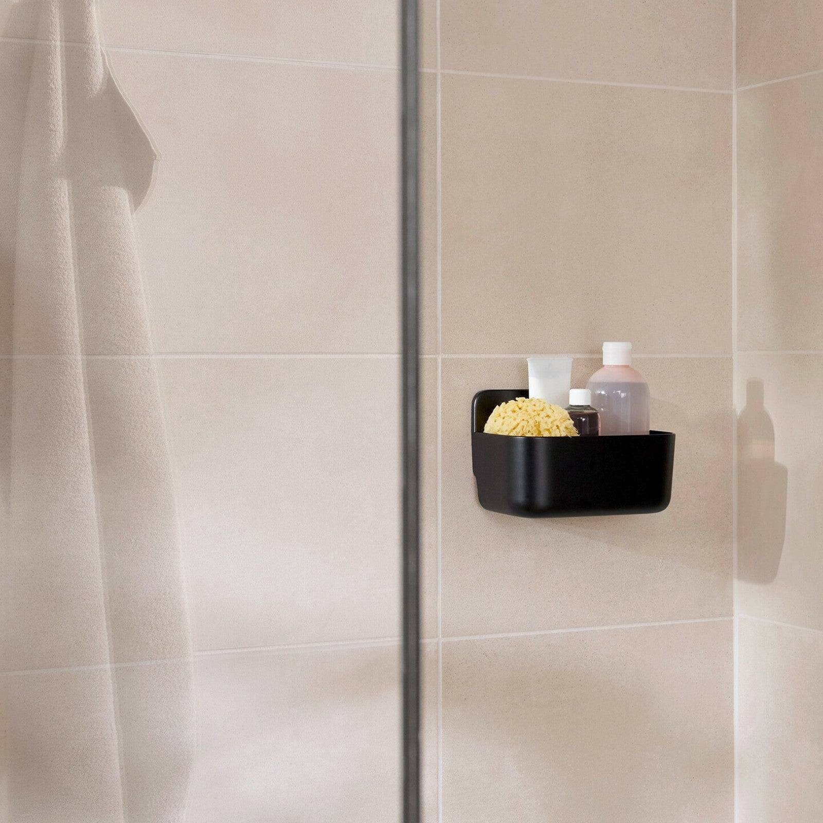 tesa 40515-00000-00 LAVAA Douchemandje Plak - Zwart (Mat)-0