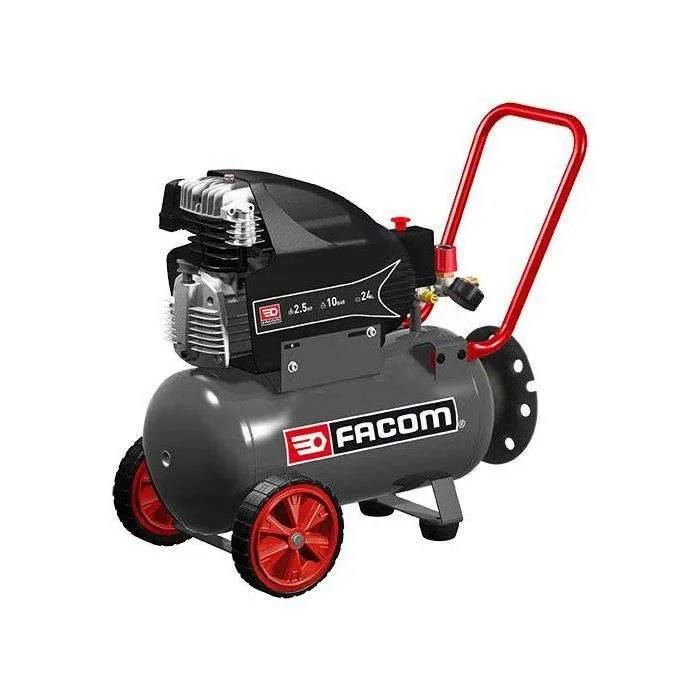 Compressor - Horizontaal - Facom - Inductiemotor - 24 L - 2,5 HP - 10 bar-0