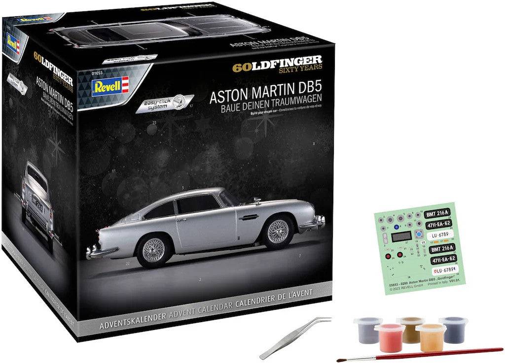 Revell James Bond Aston Martin DB5 Modelbouwset Adventskalender (01055)-1