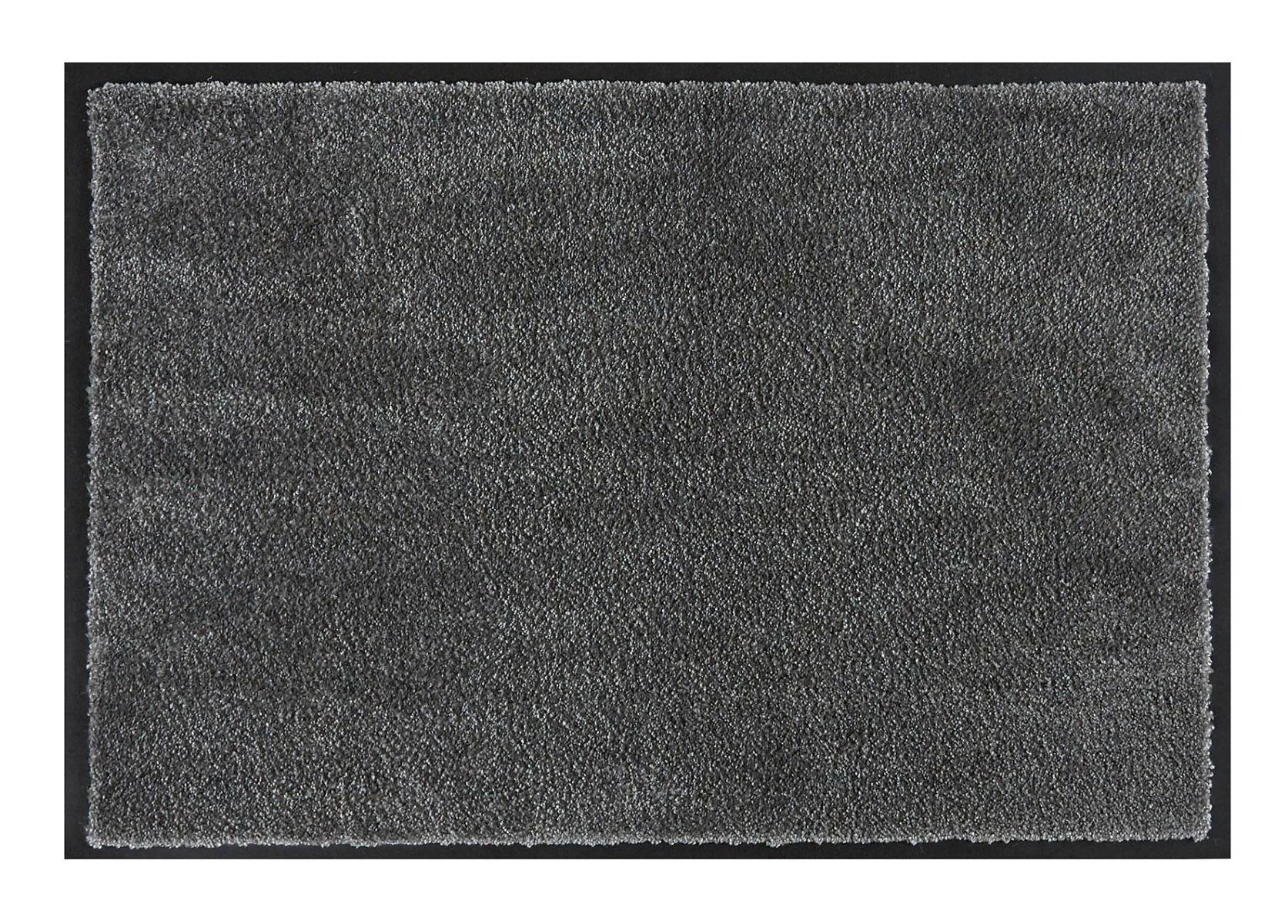 MD Entree - Schoonloopmat - Soft&Clean - 50 x 75 cm - Steel - Vloerkleed - Met antislip - Machine-0