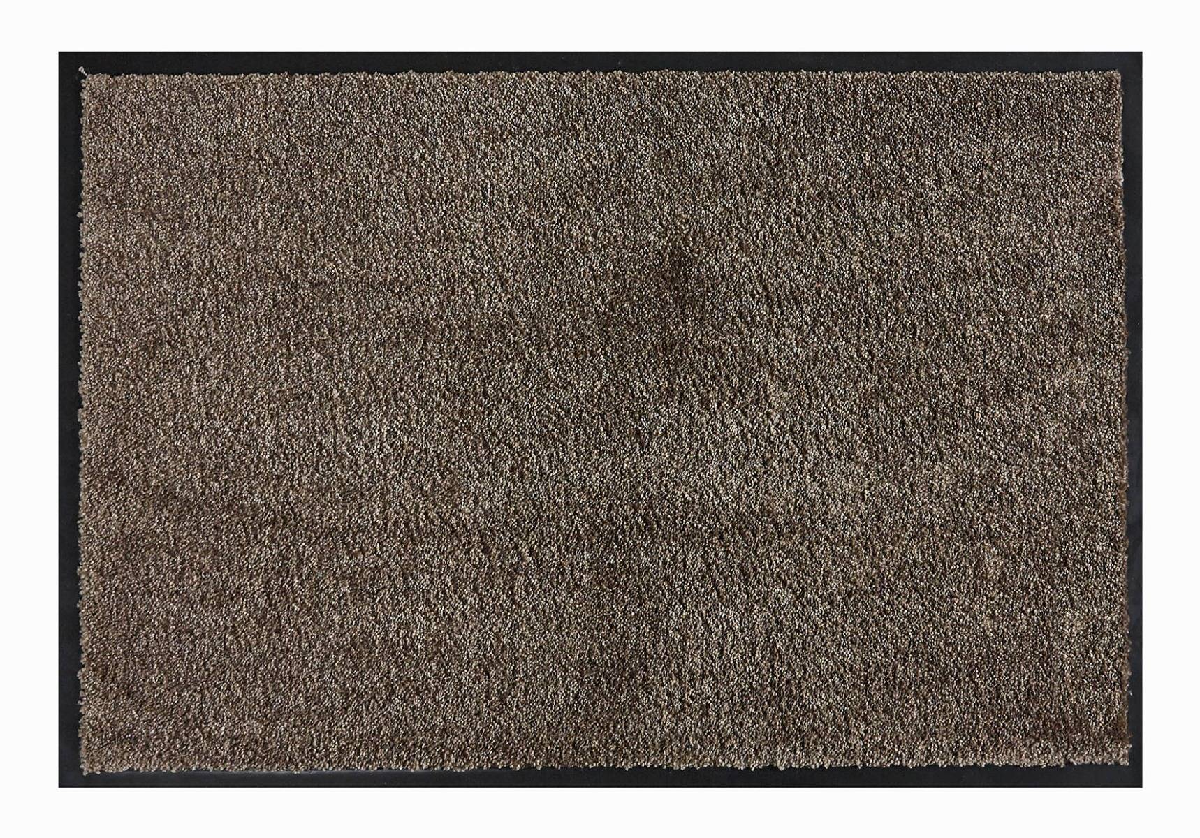 MD Entree - Schoonloopmat - Soft&Clean - 50 x 75 cm - Taupe - Vloerkleed - Met antislip - Machine-0