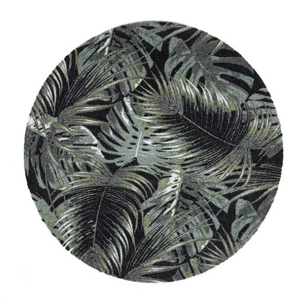 MD Entree - Vloerkleed - Universal - Palm Leaves - 100 cm Ø