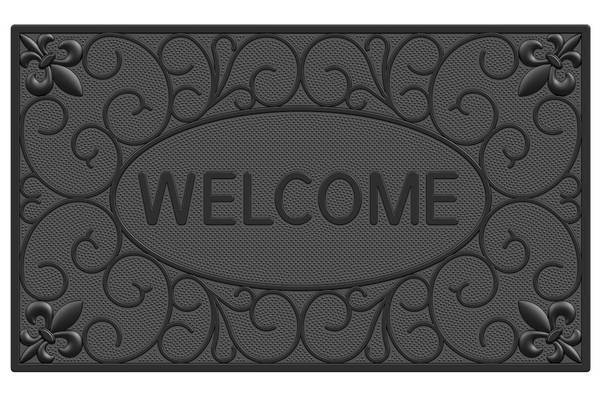 MD Entree - Deurmat - Rubbermat - Omega Welcome - 45 x 75 cm