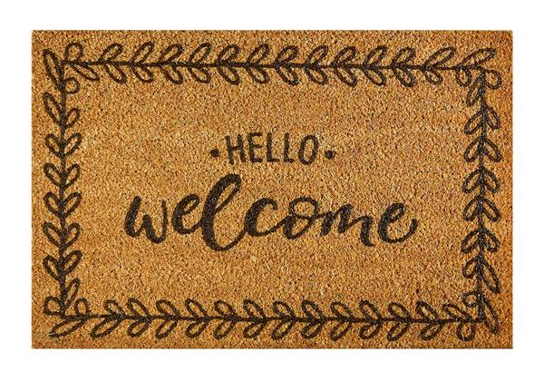 MD Entree - Deurmat - Kokosmat - Finesse - Hello - 40 x 60 cm