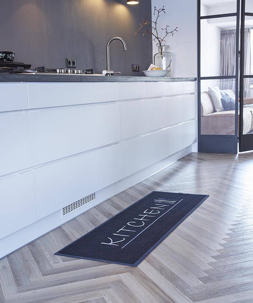 MD Entree - Keukenloper - Vloerkleed - Machinewasbaar - Cook&Wash - Kitchen Black - 50 x 150 cm-3