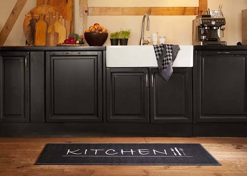 MD Entree - Keukenloper - Vloerkleed - Machinewasbaar - Cook&Wash - Kitchen Black - 50 x 150 cm-4