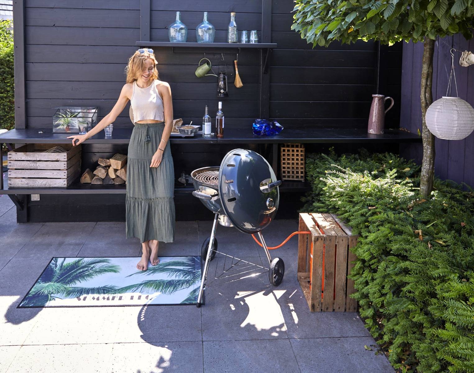 MD Entree - Barbecue Mat - Summer BBQ - 67 x 120 cm-1