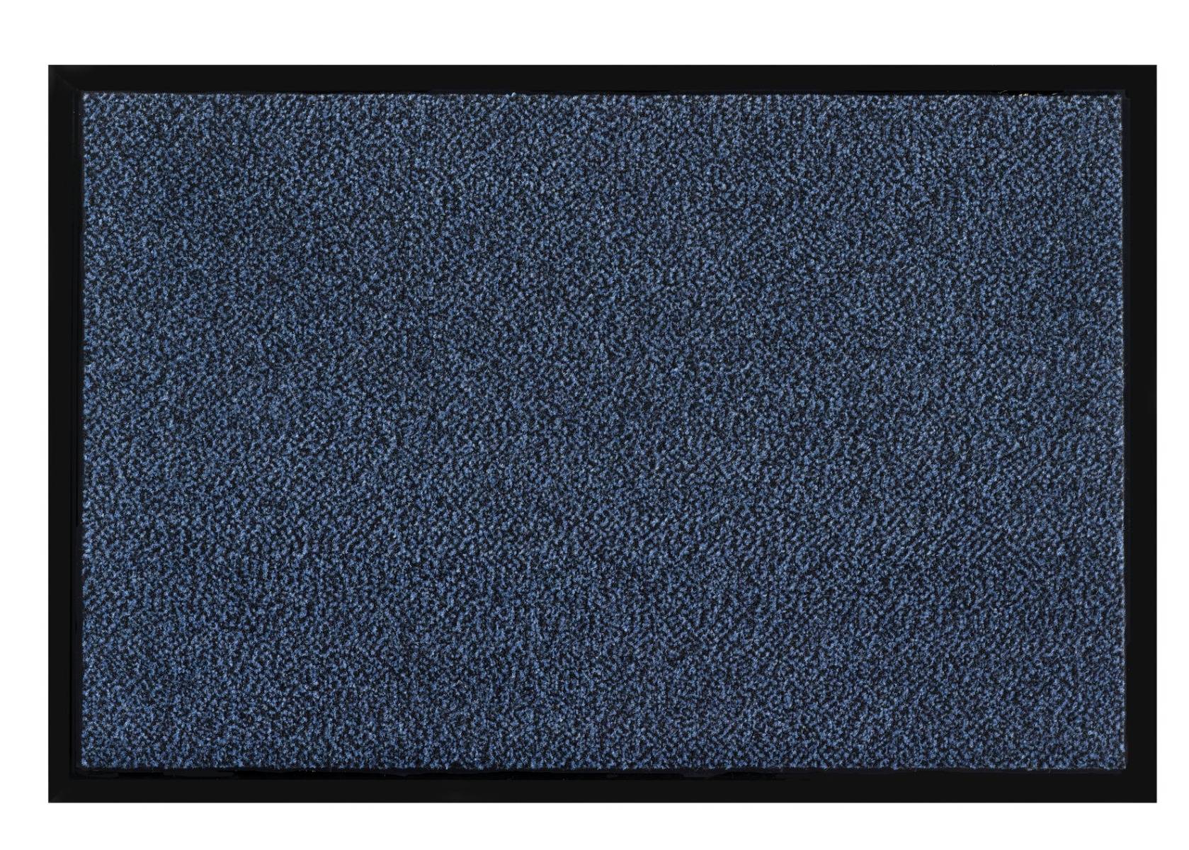 MD Entree - Deurmat - Shannon - Blauw - Vloerkleed - Met antislip - Wasbaar- Vocht absorberend --0