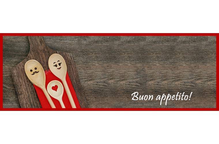 MD Entree - Keukenloper - Vloerkleed - Machinewasbaar - Cook&Wash - Wooden Spoons - 50 x 150 cm-0