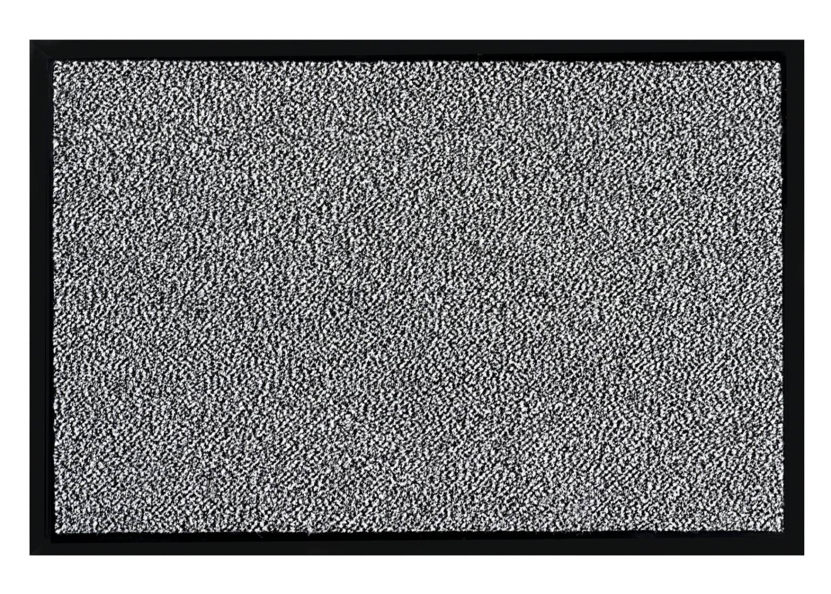 MD Entree - Deurmat - Shannon - Wit/Zwart - Vloerkleed - Met antislip - Wasbaar- Vocht absorberend --0