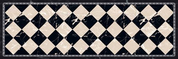 MD Entree - Keukenloper - Vloerkleed - Machinewasbaar - Cook&Wash - Checker - 50 x 150 cm